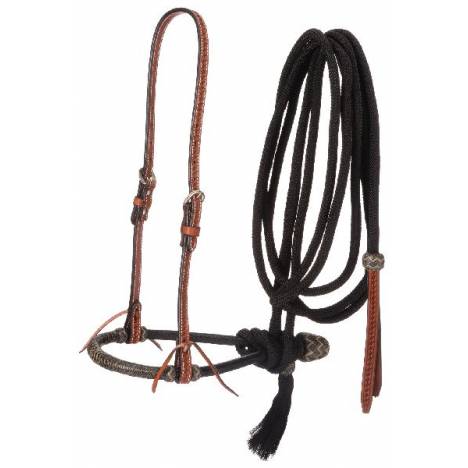 Tough-1 Basketweave Bosal Hanger, Bosal & Cord Mecate