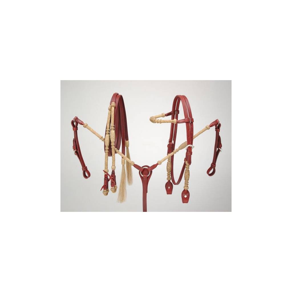 Royal King Heavy Rolled Rawhide Split Reins