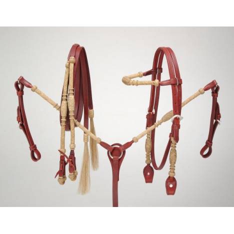 Royal King Heavy Rolled Rawhide Split Reins