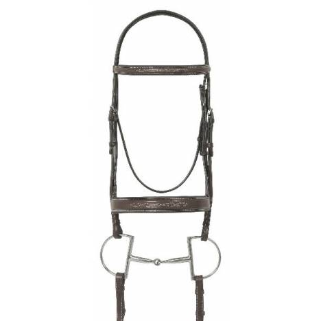 Ovation Fancy Wide Padded Bridle with Lace Reins