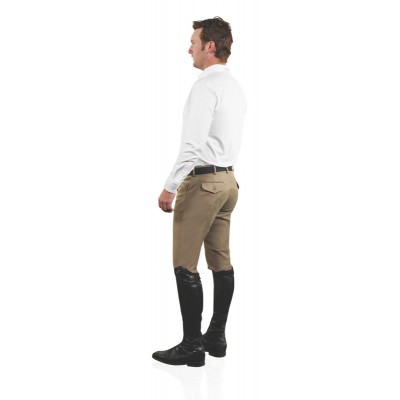 Ovation Mens EuroWeave DX 4-Pocket Front Zip Full Seat Breeches