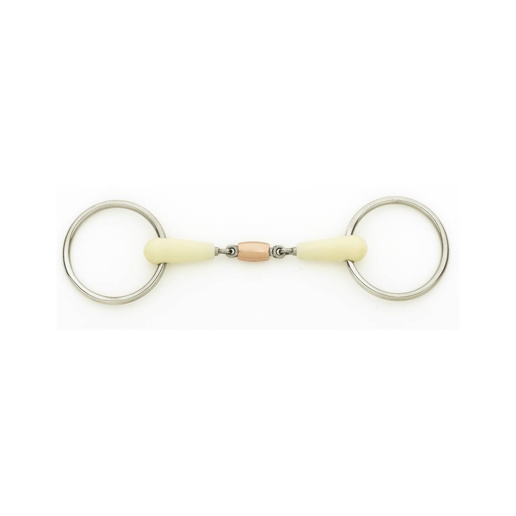 Happy Mouth Copper Roller Mouth Loose Ring Bit - Double Jointed