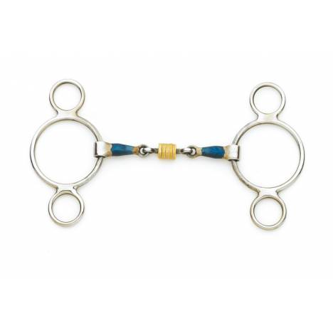 Centaur 2 Ring Gag with Loose Copper Roller Disks