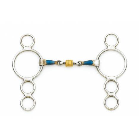 Centaur 2 Ring Gag with Loose Copper Roller Disks