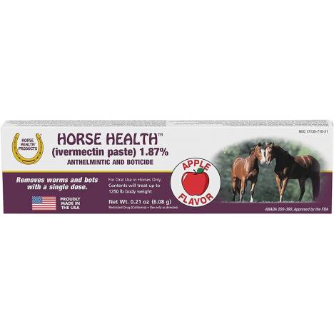 Horse Health Ivermectin Paste 1.87 Dewormer