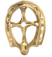 Brass Horseshoe Bridle Rack