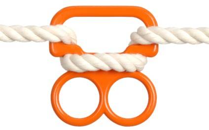 Horse Yard Equestrian Orange Stable Stall Chain Pack Chain and 2 Tie Rings 