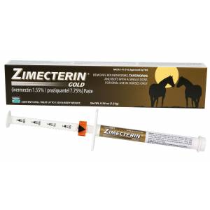 Merial Zimectrin Gold Equine Paste Dewormer