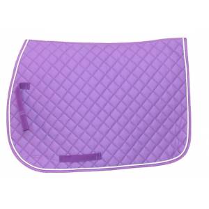 Square Quilted English Saddle Pad