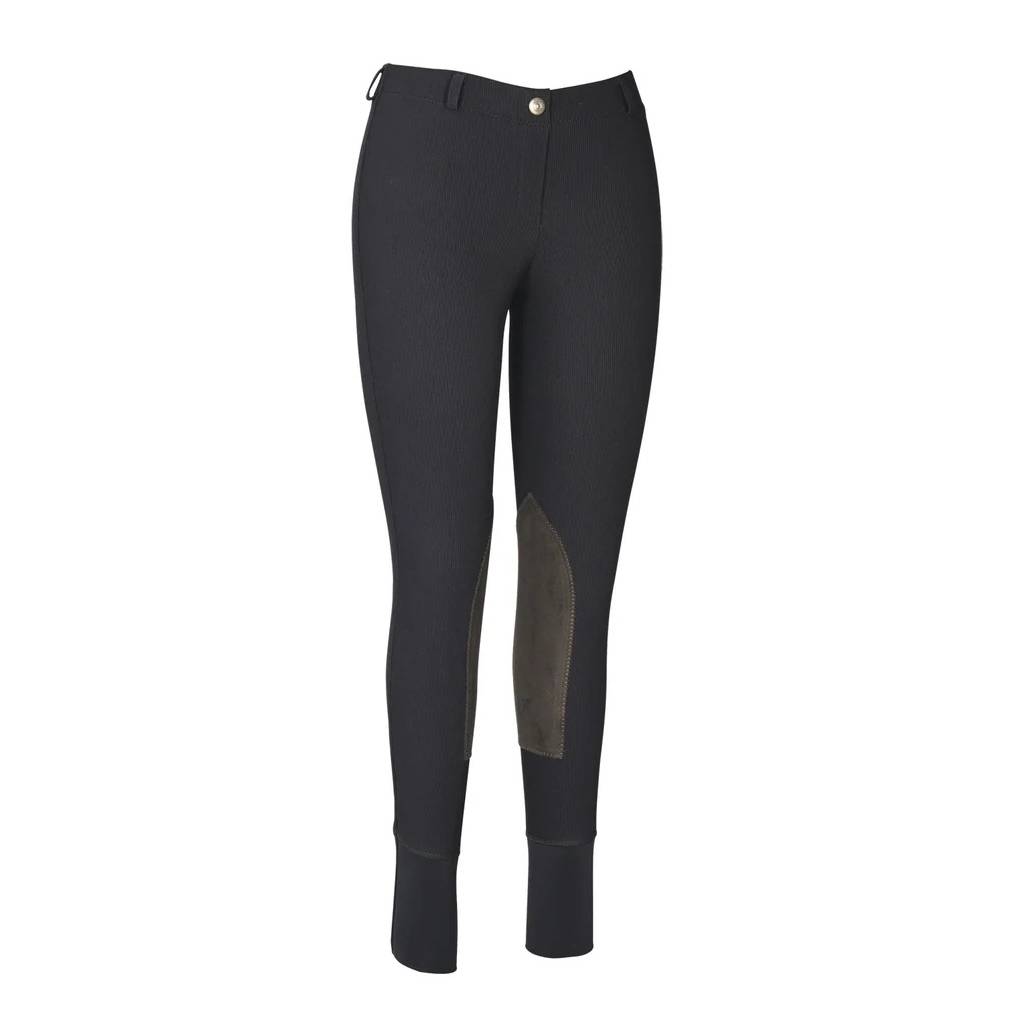 TuffRider Ladies Ribb Lowrise Pull On Riding Breeches