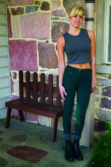 Tuffrider Ladies Ribb Lowrise Riding  Breeches