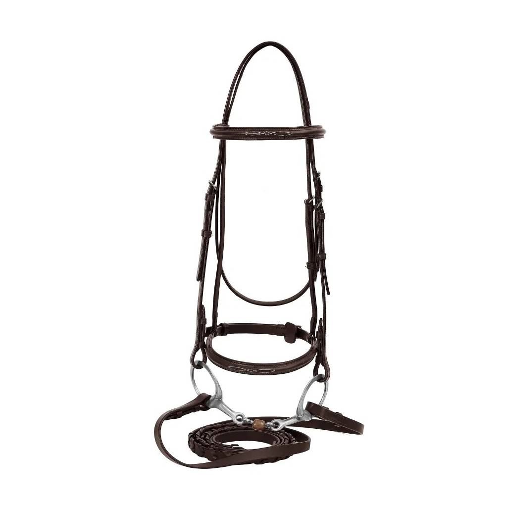 Henri de Rivel Fancy Raised Snaffle Bridle