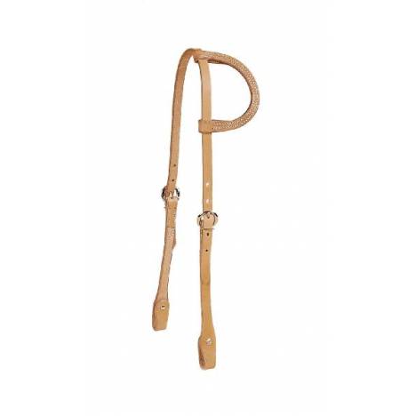 Tory Leather Single Ply Sliding Ear Headstall