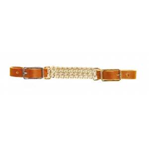 Tory Leather Double Chain Curb
