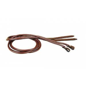 Tory Leather Fully Rolled Reins - Chicago Screw Bit Ends