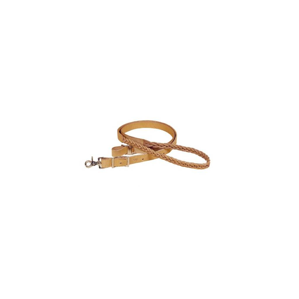 Tory Leather Five Plait Braided Hand Hold Roping Reins