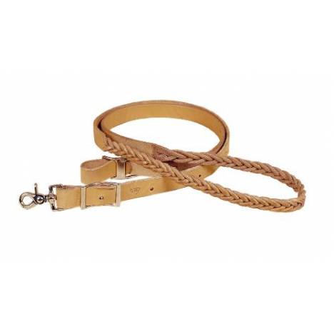 Tory Leather Five Plait Braided Hand Hold Roping Reins