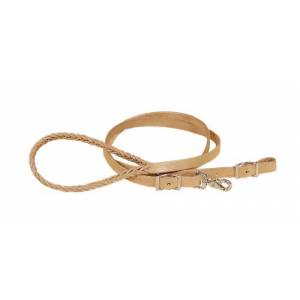 Tory Leather Five Plait Braided Hand Hold Roping Reins