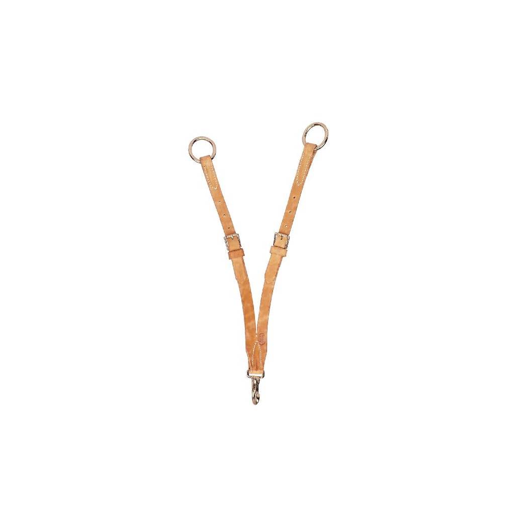 Tory Leather Short Training Fork - Nickel Buckles