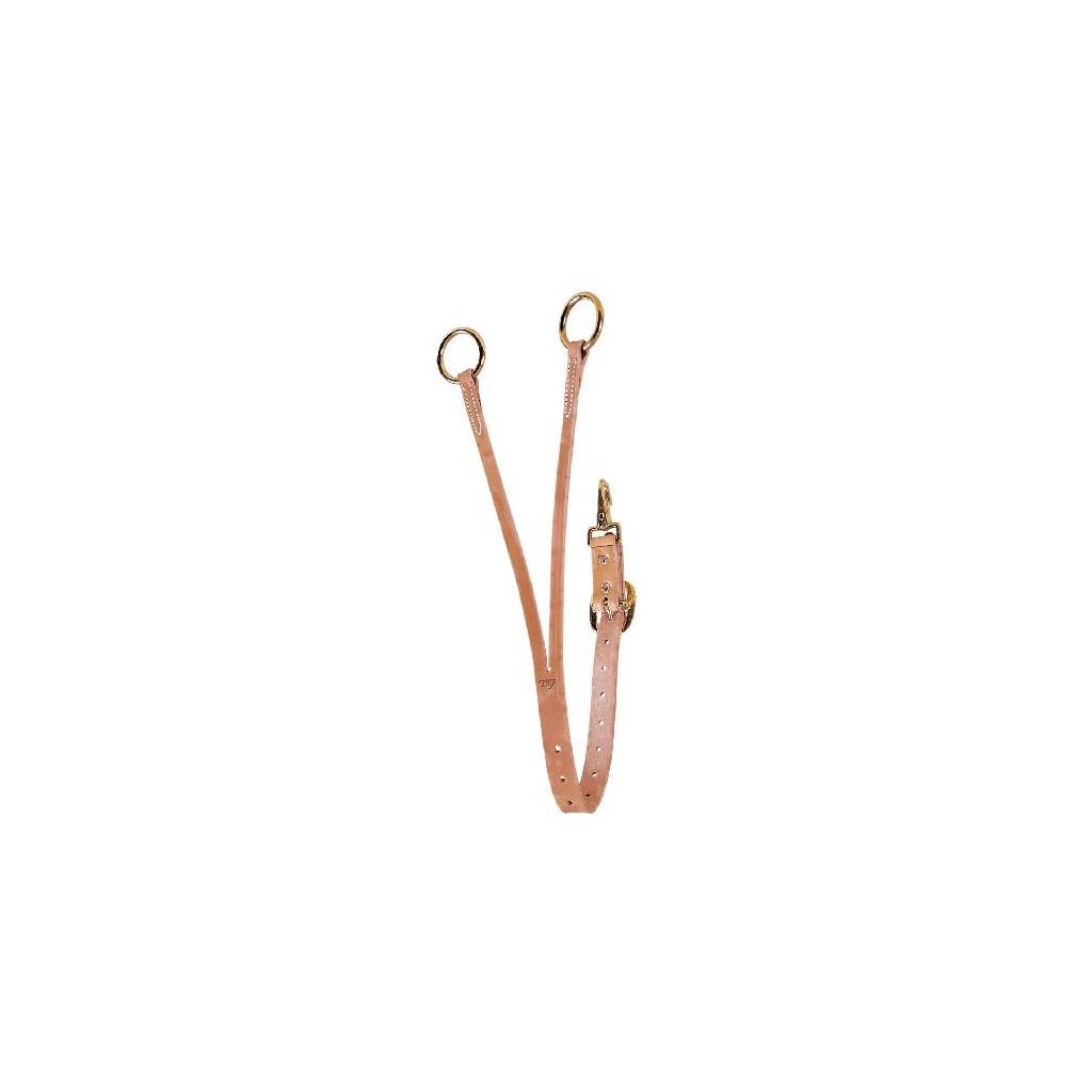 Tory Leather Training Fork - Brass Tongue Buckle