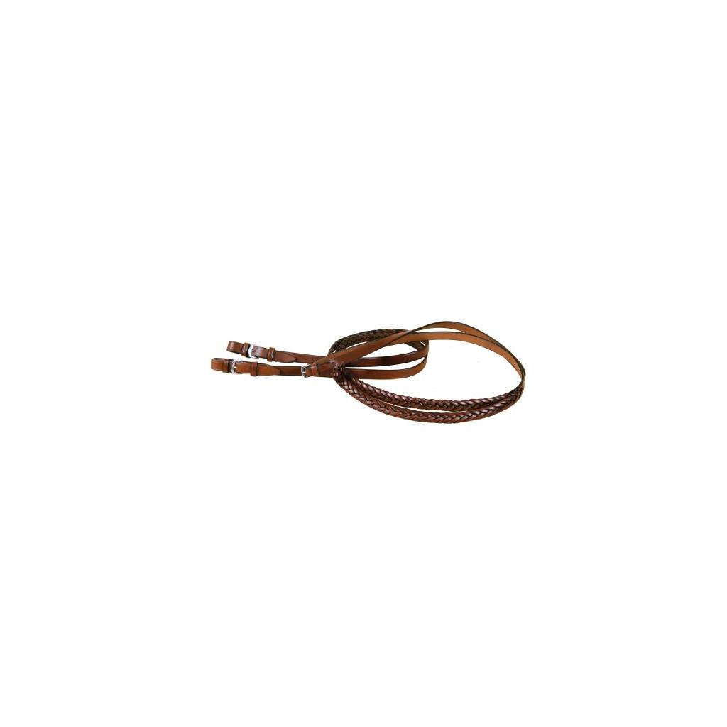 Tory Leather 5 Plait Braided English Reins