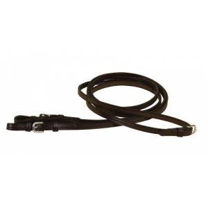 Tory Leather Single Ply Reins - Buckle Bit Ends