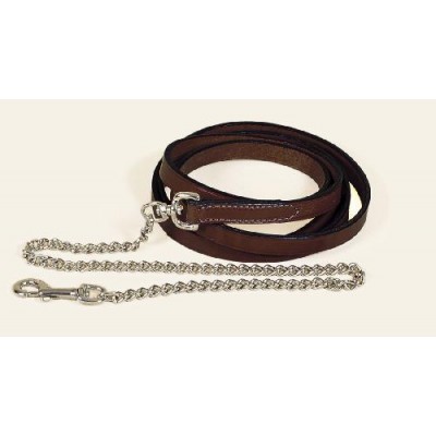 Tory Leather Braided Chain Lead
