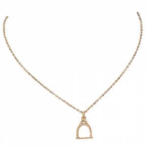 Exselle Stirrup Pendant - Gold Plated