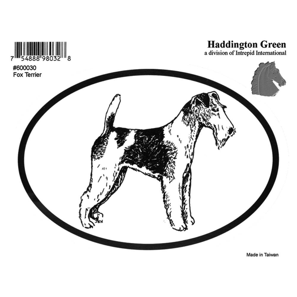 Dog Decal - Fox Terrier - Pack Of 6