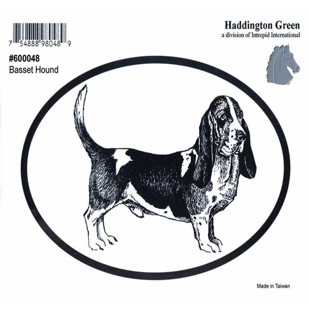 5-188725 Dog Decal - Basset Hound - Pack Of 6 sku 5-188725