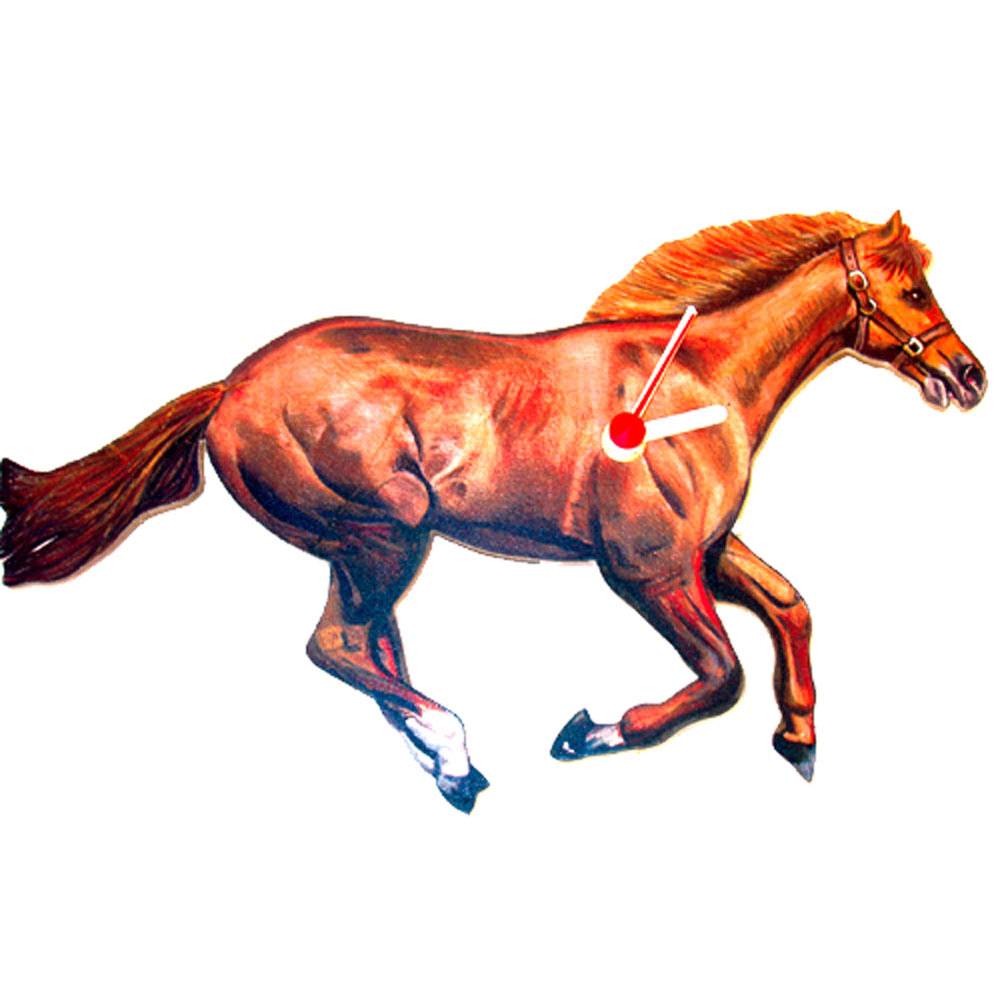 5-190353 Running Horse Shaped Clock sku 5-190353