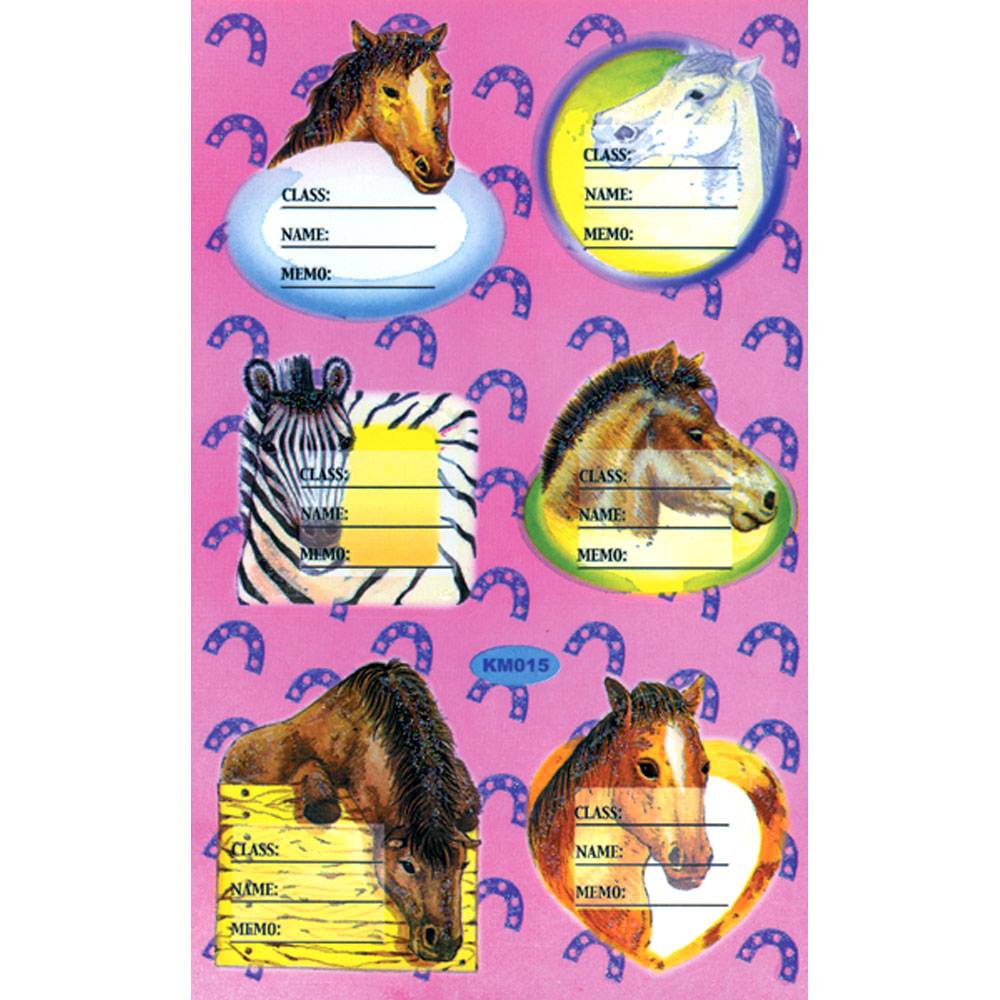 5-191792 School Folder Horse Labels sku 5-191792