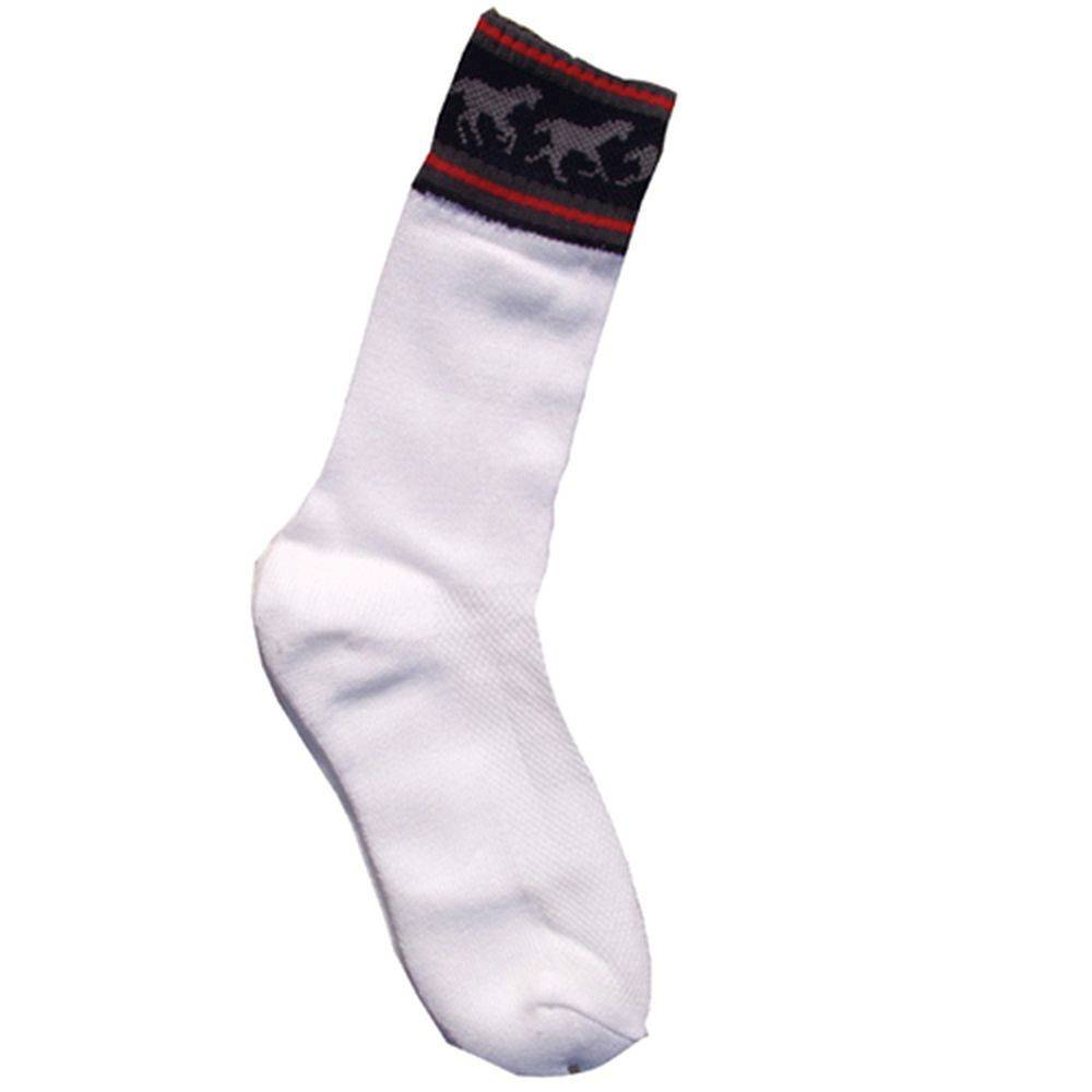 5-191818 Ladies Sport Horse Pattern Sock sku 5-191818