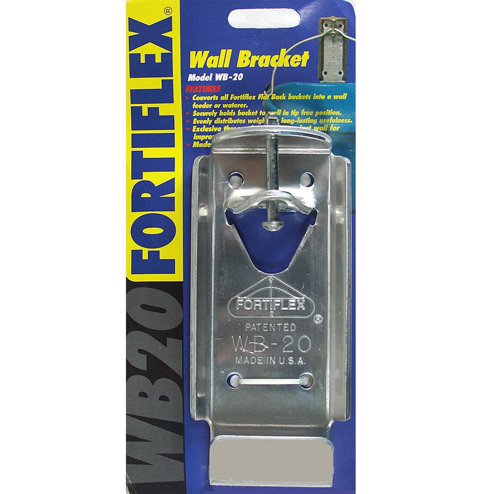 Fortiflex Flat Back Bucket Metal Wall Bracket