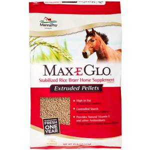 Manna Pro Max-E-Glo Pellet With Calcium Supplement For Horses