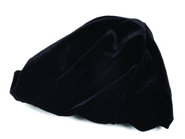 Perris Leather Black Velvet Helmet Cover