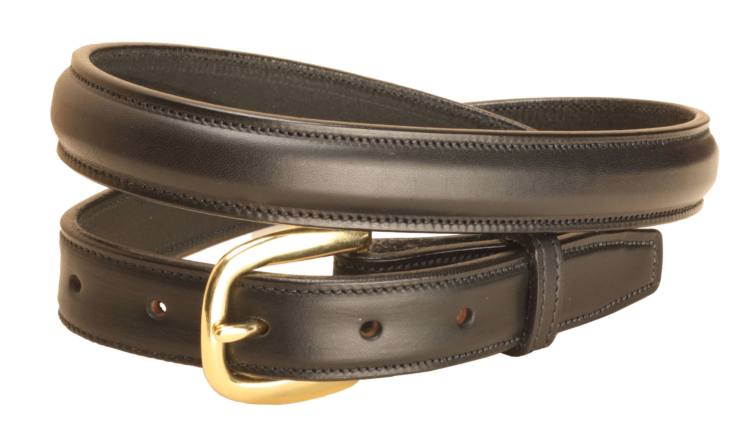 Tory Leather Leather Round Raised Belt | EquestrianCollections