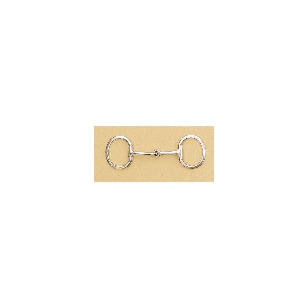 Centaur Eggbutt Snaffle Bit with 75mm Flat Rings