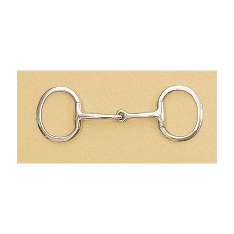 Centaur Eggbutt Snaffle Bit with 75mm Flat Rings