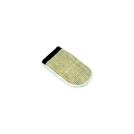 Sisal and Fleece Grooming Mitt