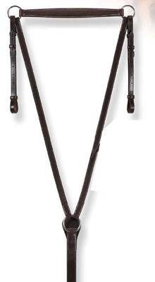 Northampton Collection: Raised Breastplate Martingale with Standing Attachment