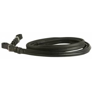 Da Vinci Flat Rubber Covered Reins with Buckle Ends