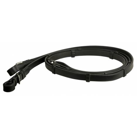 Da Vinci Flat Leather Grip Reins with Buckle End