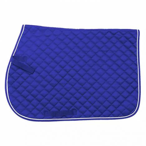 EquiRoyal Square Quilted English Saddle Pad