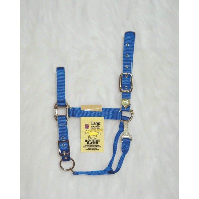 Hamilton Horse Halter with Adjustable Chin and Snap Throat