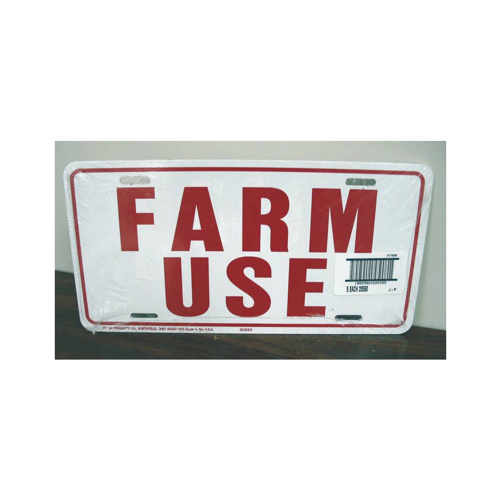 Farm Use Id Tag White