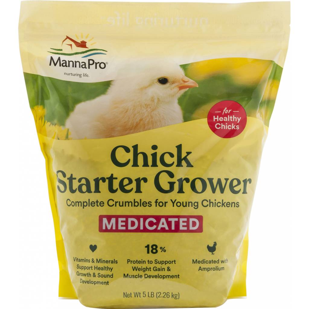 Manna Pro Chick Starter Medicated Crumbles For Chicks