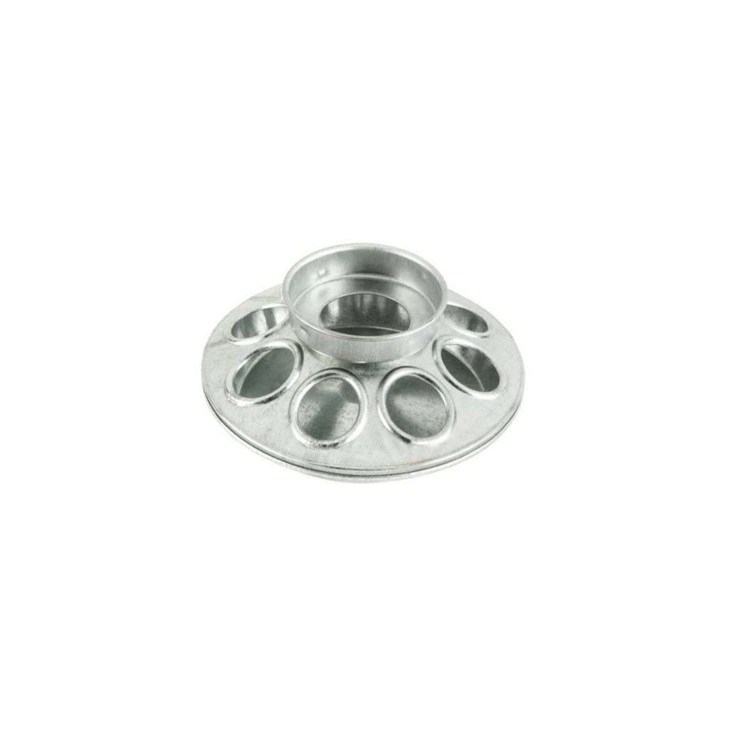 Galv. Round Jar Feeder Base for chicks