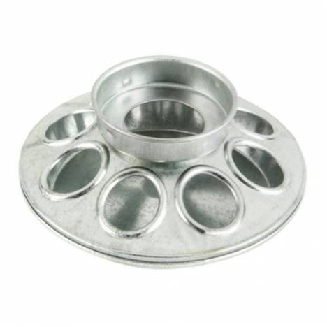 Galv. Round Jar Feeder Base for chicks