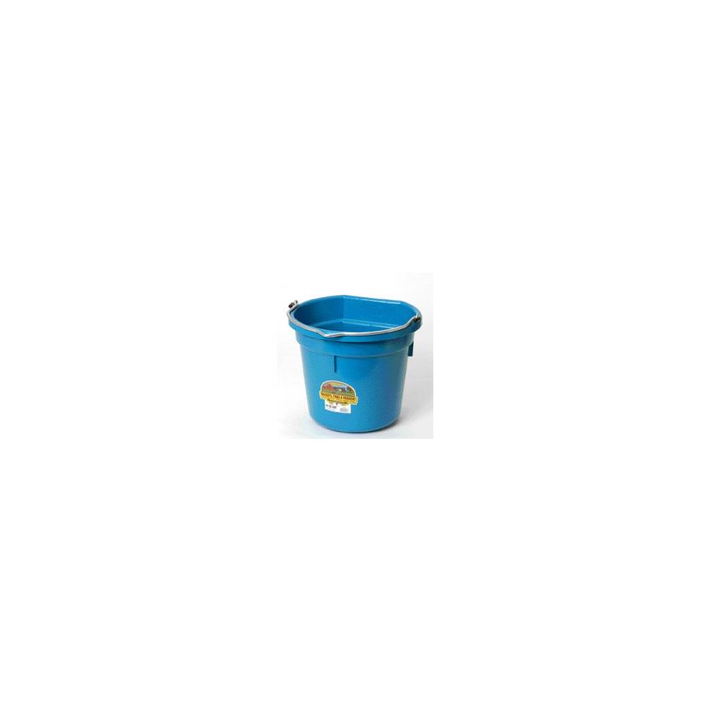 Little Giant DuraFlex Plastic Flat Back Bucket